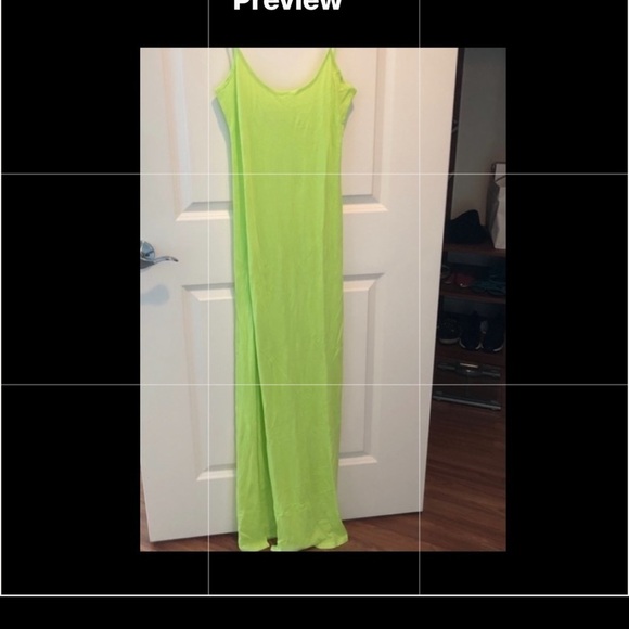 Blue Life Neon Green Maxi Dress - Picture 3 of 13
